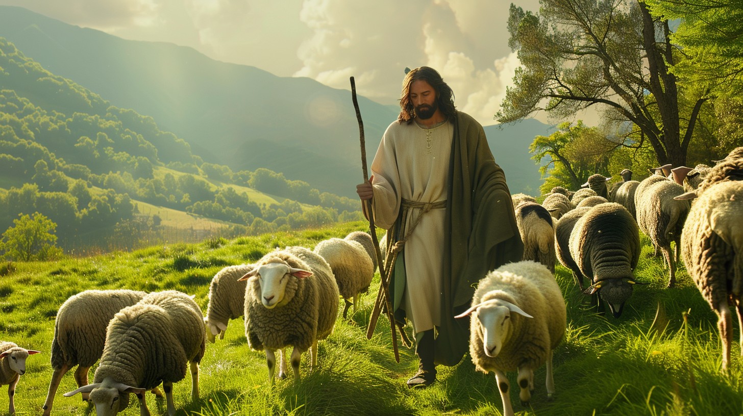 Alt=Jesus Christ is a very good shepherd