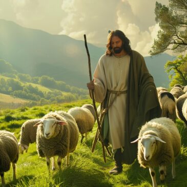 Jesus Christ is a very good shepherd