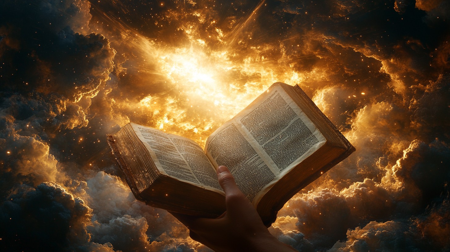 Alt=God's book concerning your life on earth.