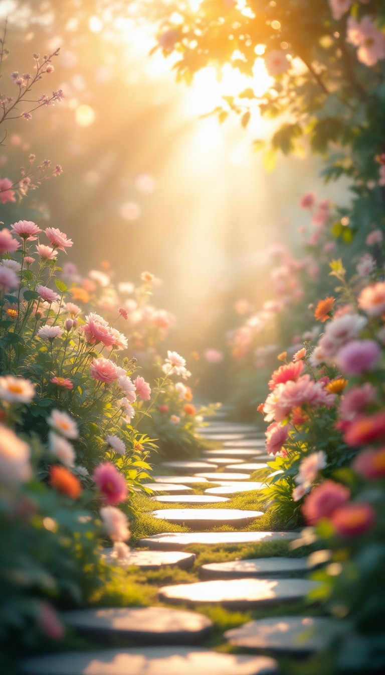 Alt=The beauty and variety of heaven's flowers will overwhelm you.