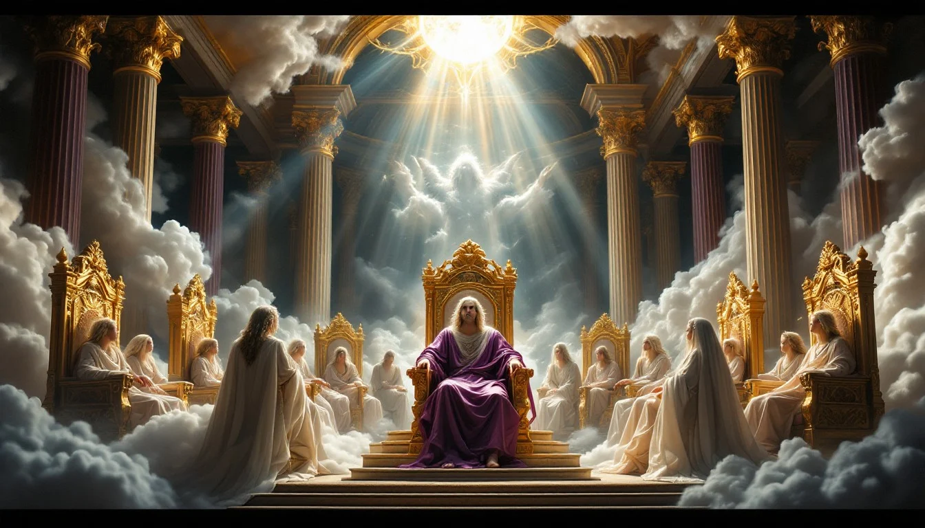 Alt=Satan attends God's court sessions Day and night