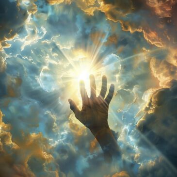 I saw a hand come out of heaven!