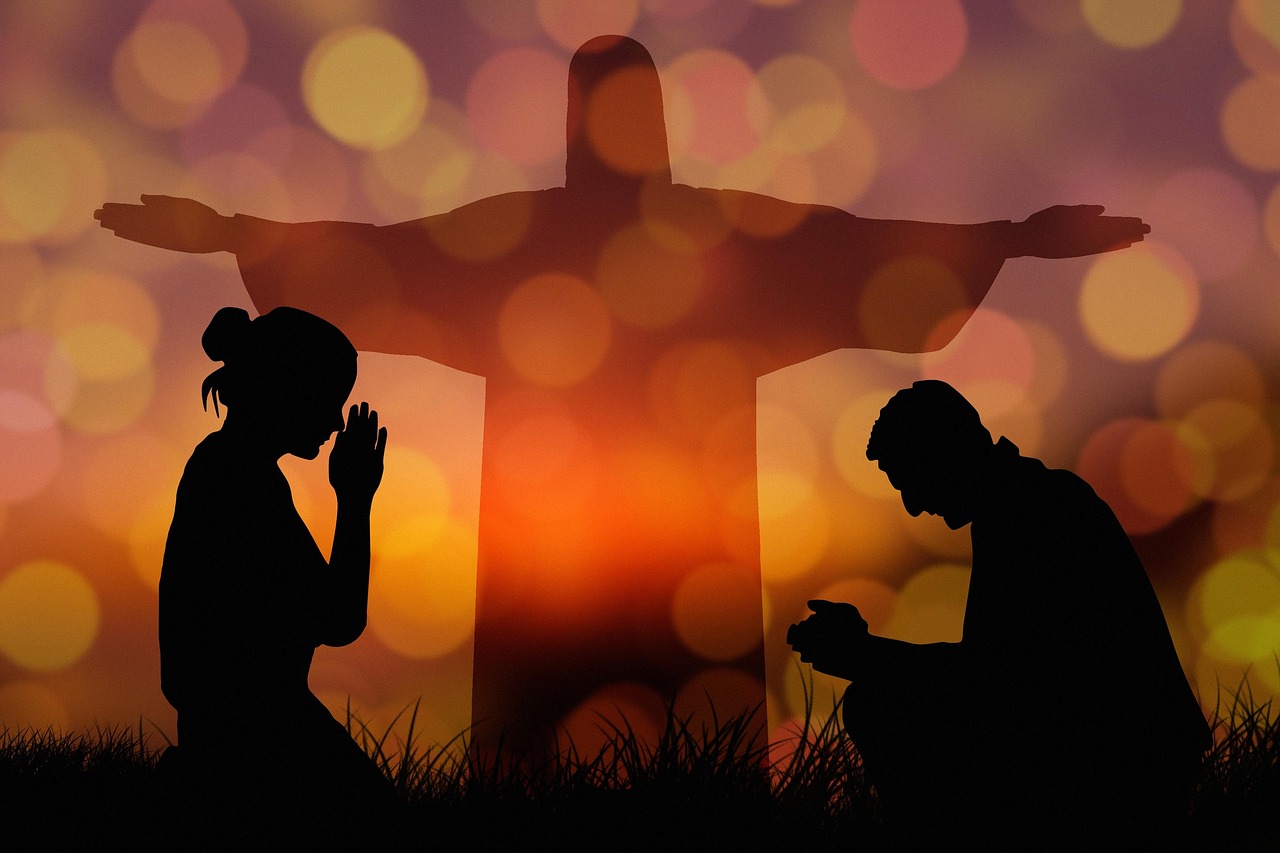 Alt=Whoever believes in him will have their sins forgiven.
