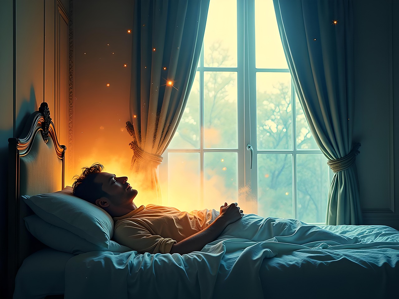 Alt=The Lord forced me out of bed to pray!